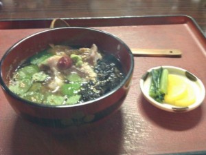 吉野茶屋の鯛茶漬け